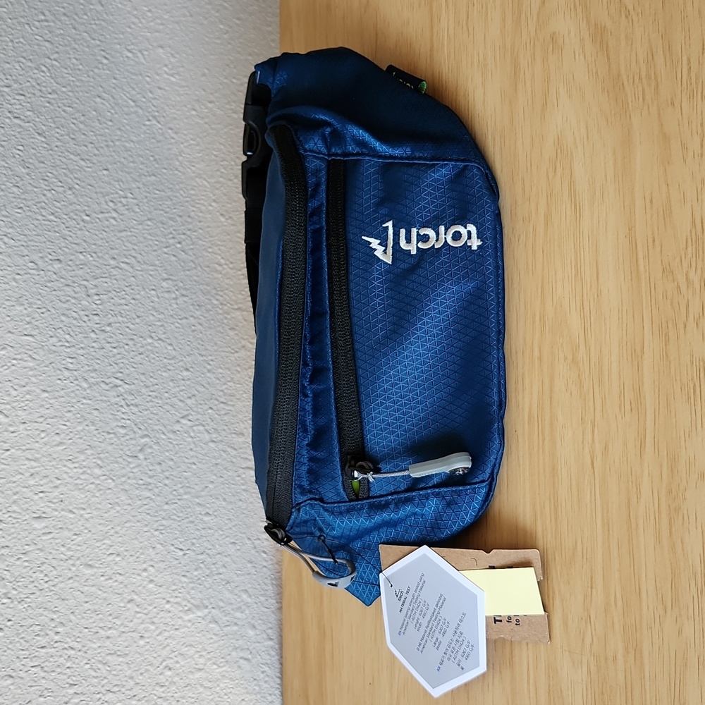 TORCH Large Belt Bag Blue Fanny Pack Women or Men